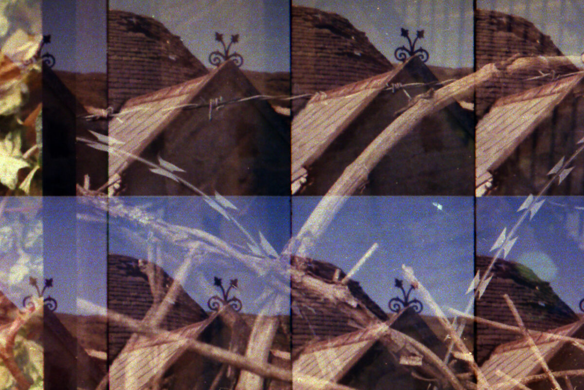 double exposure film swap photo